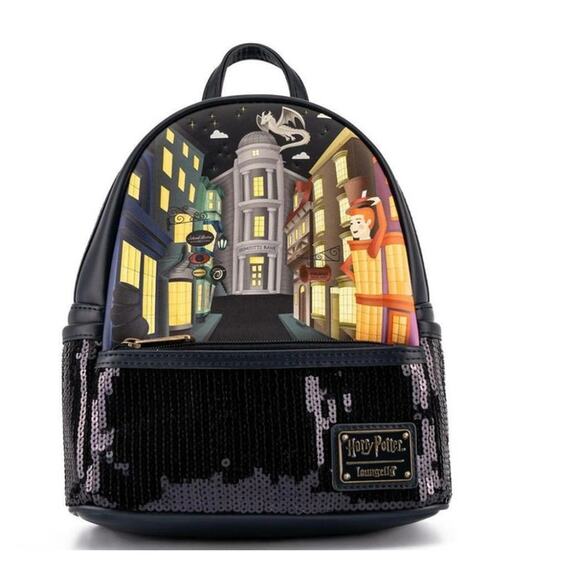 Loungefly Harry Potter Sequin Mini Backpack - Picture 1 of 7